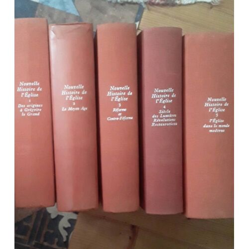 Nouvelle Histoire De L'Eglise. Collection Complète. 5 Tomes
