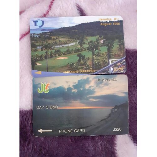 2 Télécartes Jamaica