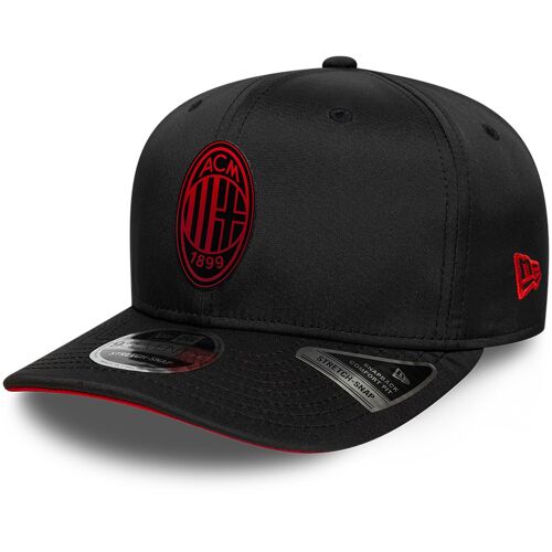 Casquette Ac Milan Featherweight Poly Black 9seventy Stretch À Pression Ajustable