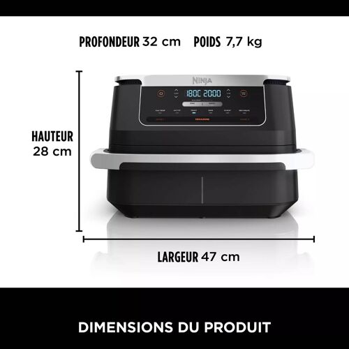 FRITEUSE SANS HUILE NINJA FOODI MAX DUAL