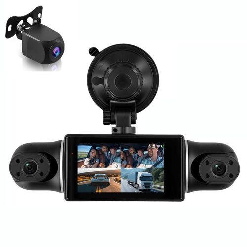 Caméra Embarquée Voiture 4 Caméras 1080P WiFi Écran IPS 3 Pouces YONIS