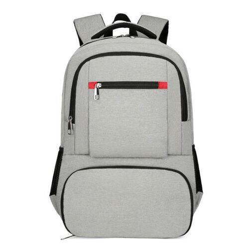 Sac À Dos Pour Ordinateur 15.6 Pouces Avec Compartiment Isotherme Et USB Gris YONIS