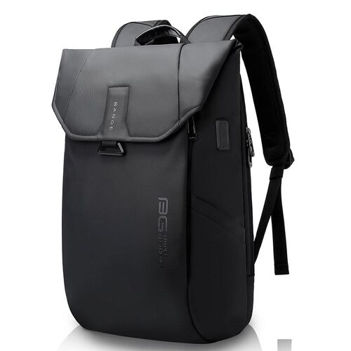 Sac à Dos pour Ordinateur Portable 15.6 Pouces Antivol Résistant à l'Eau USB Noir YONIS