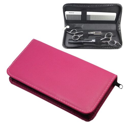 Sac À Outils De Coiffure En Pu Capacité 4 Outils 22 X 11.5 Cm Rouge Yonis