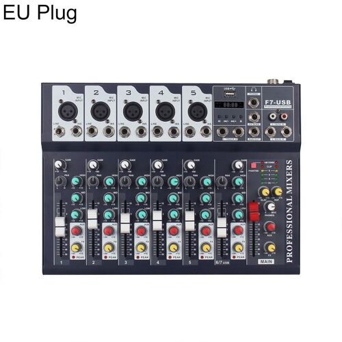 Table De Mixage Audio Pour Diffusion En Direct Bluetooth 6 Canaux 16 Effets YONIS