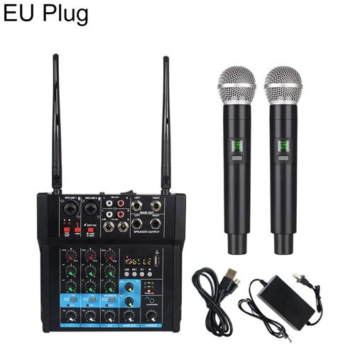 Table de Mixage Bluetooth 4 Canaux avec Amplificateur 130 W et Microphone YONIS