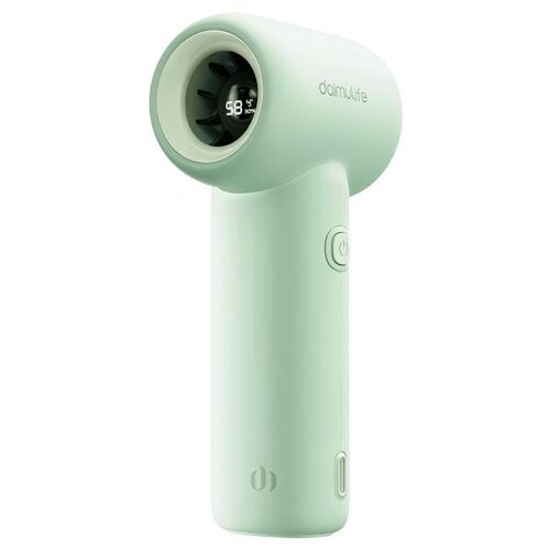 Mini Ventilateur Portable Silencieux 5 Vitesses avec Affichage LED 3000mAh Vert YONIS