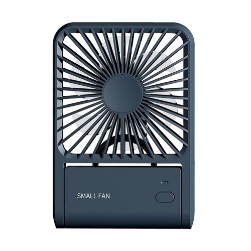 Ventilateur de Bureau Mural Pliable Rechargeable USB Silencieux 3 Vitesses Bleu YONIS