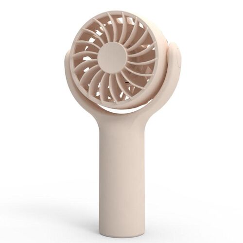 Mini Ventilateur Portable Rechargeable Silencieux 3 Vitesses Autonomie 10 h Rose YONIS