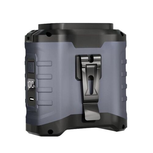 Ventilateur USB Portable À Suspendre À La Taille Vent Puissant 130° Bleu YONIS
