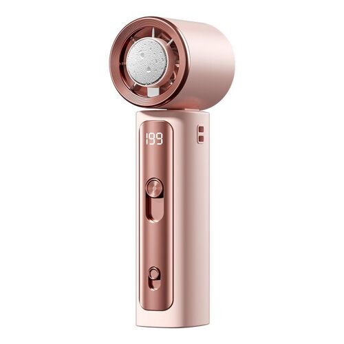 Mini Ventilateur Portable Avec Refroidissement TEC Écran Numérique Rose YONIS