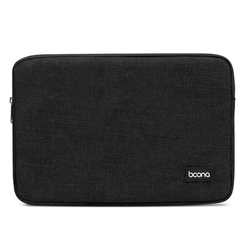 Housse Ordinateur Portable 12 Pouces Fine en Oxford Résistante aux Rayures Noir YONIS