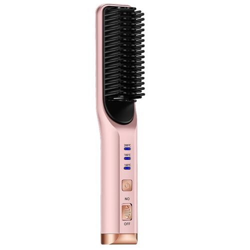 Mini Lisseur Boucleur Sans Fil Usb À 3 Températures Technologie Pi Rose Yonis