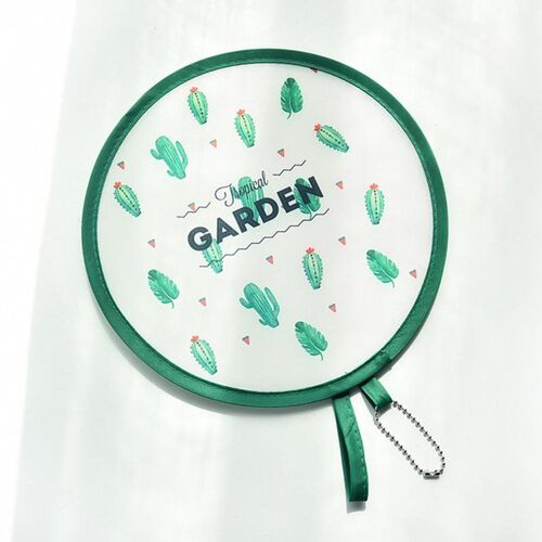 Éventail Pliable Mini Pour Enfants Imprimé Cactus 21 cm Léger 56 g Cactus YONIS
