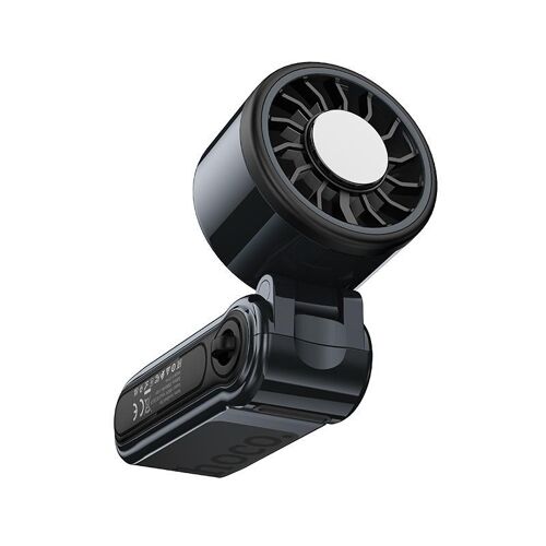 Ventilateur Électrique Pliable à Refroidissement Thermoélectrique 3000mAh Bleu YONIS