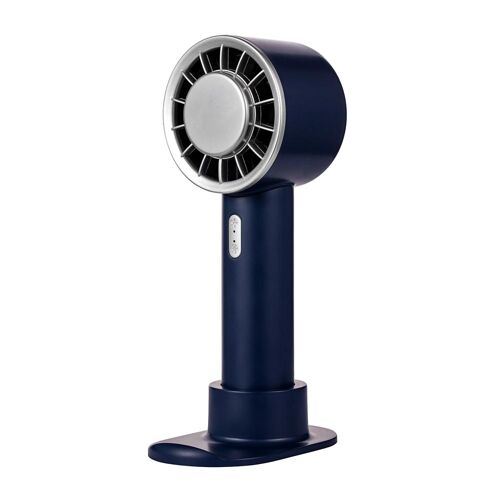 Mini Ventilateur Portable 3 Vitesses Refroidissement Et Support Téléphone Bleu YONIS