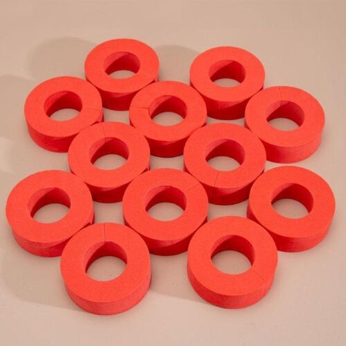 Rouleaux À Cheveux Sans Chaleur 12 Pièces Réutilisables En Mousse Rouge Yonis