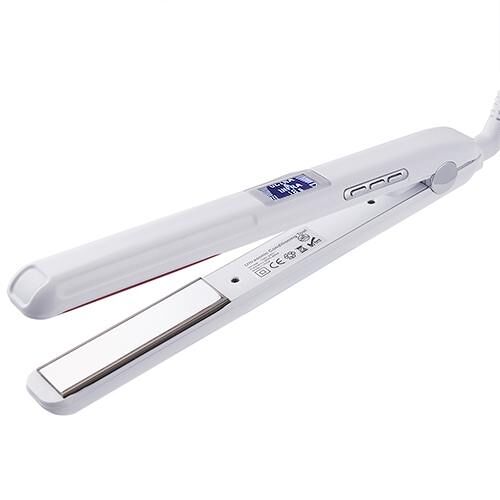 Fer De Soin Capillaire Ultrasonique Infrarouge Sans Chaleur Écran Lcd Blanc Yonis