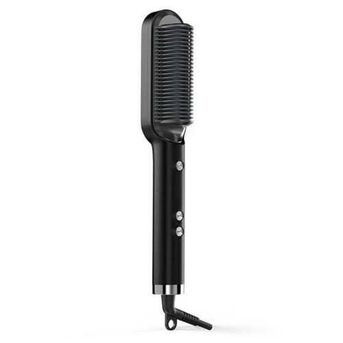 Brosse Lissante Chauffante Céramique Ionique Réglable 130 À 200 °C Prise Ue Yonis