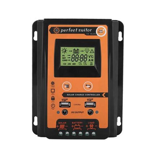 Régulateur De Charge Solaire 50 A 12/24 V Avec Protections USB 2.4 A YONIS