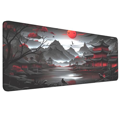 Tapis de Souris Étendu 30 x 80 cm Antidérapant pour Bureau et Jeu Vidéo YONIS