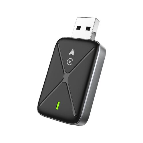 Adaptateur CarPlay et Android Auto Filaire Vers Sans Fil USB 5 GHz Noir YONIS