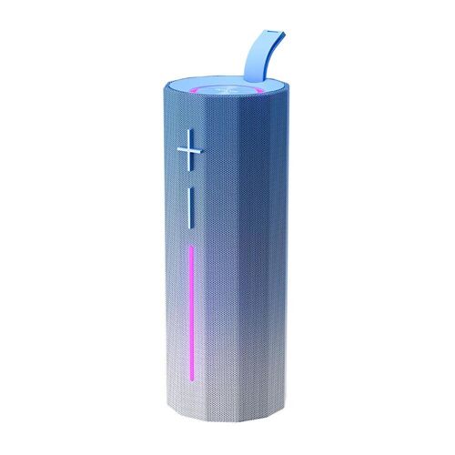Enceinte Bluetooth Portable 10 W Son Stéréo Éclairage RGB Autonomie 4 h Bleu YONIS