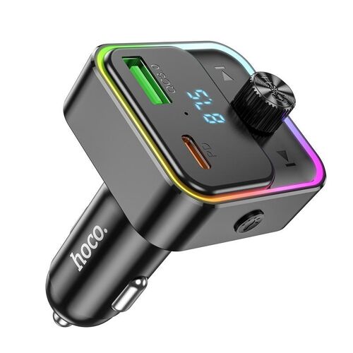 Transmetteur FM Bluetooth pour Voiture 30W PD QC3.0 Chargeur Rapide Écran LED YONIS