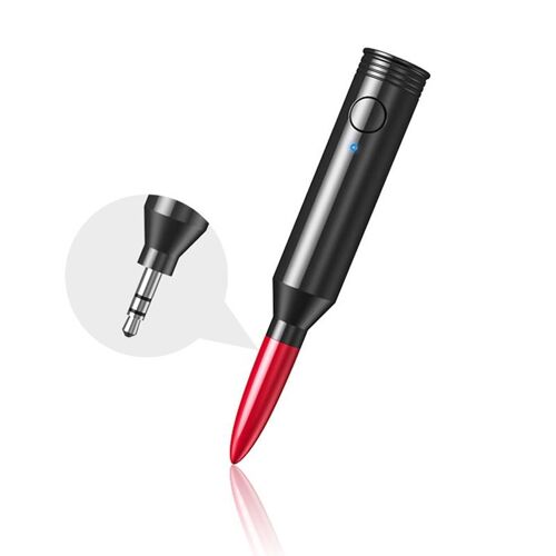 Récepteur Audio Bluetooth 5.3 Pour Voiture AUX Mains Libres Rouge YONIS