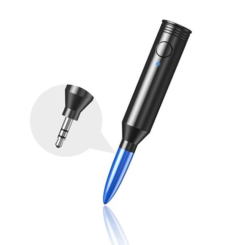 Récepteur Audio Bluetooth 5.3 Pour Voiture AUX Mains Libres Bleu YONIS