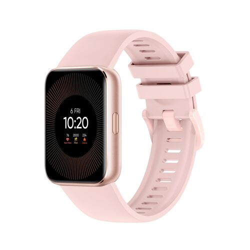 Montre Connectée Écran 1.75 Pouces Appels Bluetooth Suivi Santé 123 Sports Rose YONIS