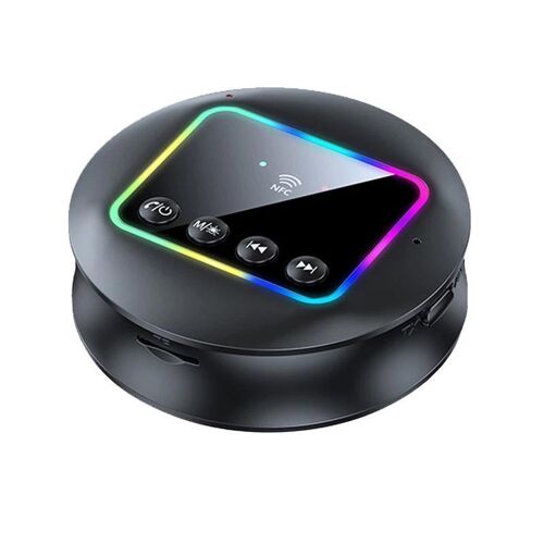 Récepteur Émetteur Bluetooth Audio NFC 5.4 AUX RCA Avec Éclairage RGB YONIS