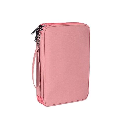 Sacoche Ordinateur Portable Étanche Nylon Double Couche Avec Design Robuste Rose 2 YONIS