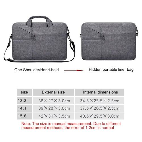 Sacoche Ordinateur Portable Imperméable Résistante Pour Laptop 13.3 Pouces Rose 2 YONIS