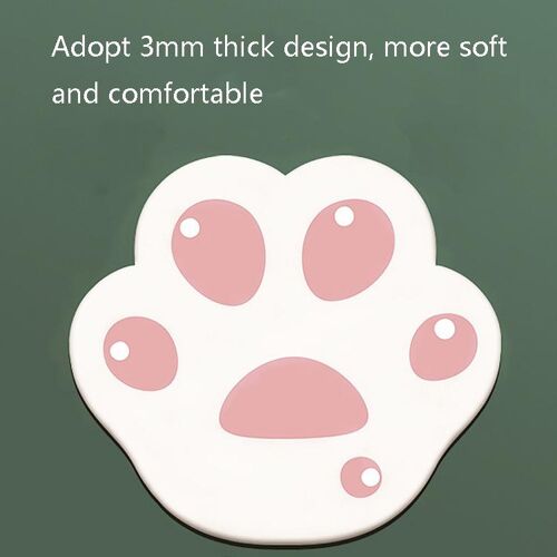 Tapis De Souris Patte De Chat Antidérapant Confortable Et Écologique Vert YONIS