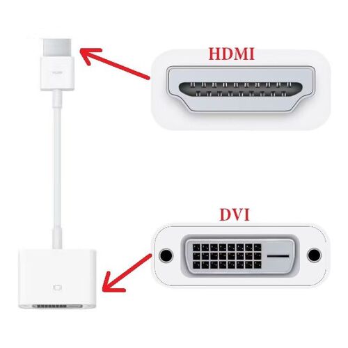 Adaptateur HDMI mâle DVI femelle