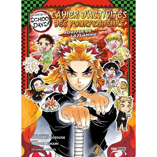 Demon Slayer School Days ? Cahier D'activités Des Pourfendeurs - Tome 1 : Souffle De La Flamme