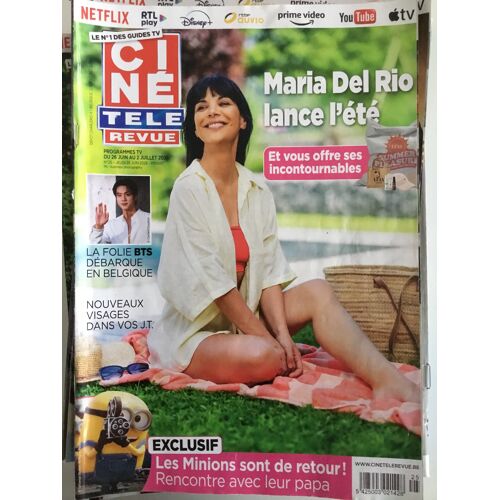 Cinetelerevue Belge 25 2026 Maria Del Rio Folie Bts Les Minions Camille Cerf Les Diables Rouges Sophie Jomain Zendaya André Lamy Aya Nakamura Alexandra Lamy Clotilde Courau Corinne Masiero