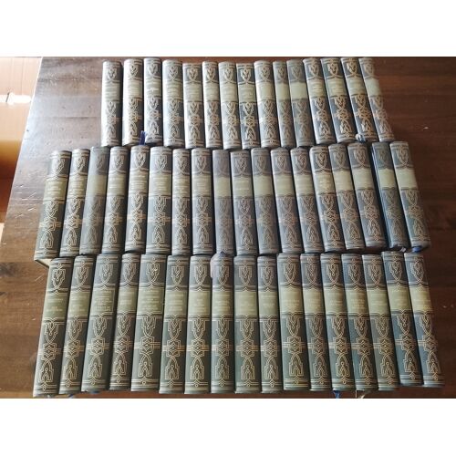 Jules Verne Oeuvres Complètes Collection Intégrale 50 Volumes Illustrés Édition Rencontre 1966-70 In 8 Voyages Extraordinaires 70 Romans