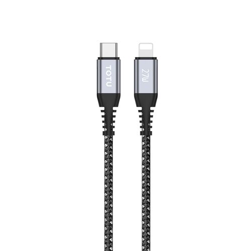 Câble USB-C Vers 8 Broches 1 m 27 W Charge Et Données Tressé Nylon YONIS