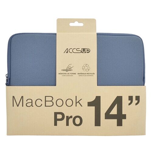 Housse PC Portable Accsup Bleu pour MacBook 14"