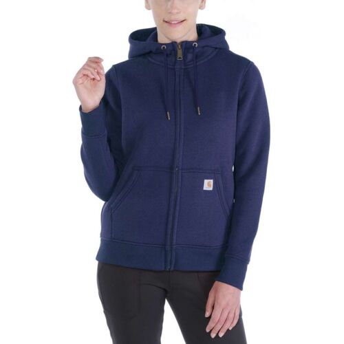 Carhartt - Women's Clarksburg Zip Sweatshirt - Sweat À Capuche Taille S, Bleu