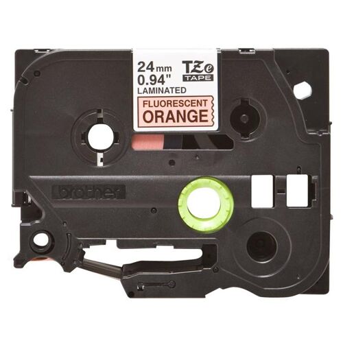 Brother TZe-B51 - Adhésif standard - noir sur orange fluorescent - Rouleau (2,4 cm x 5 m) 1 cassette(s) ruban laminé - pour Brother PT-D600; P-Touch PT-3600, D800, E500, E550, P750, P900; P-Touch Cube Plus PT-P710