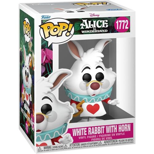 Figurine Funko Pop! | Alice Au Pays Des Merveilles | Lapin Blanc Avec Cor
