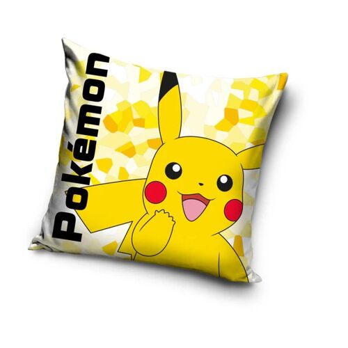 Taie D’Oreiller Pokémon Pikachu 40 X 40 Cm En Velours