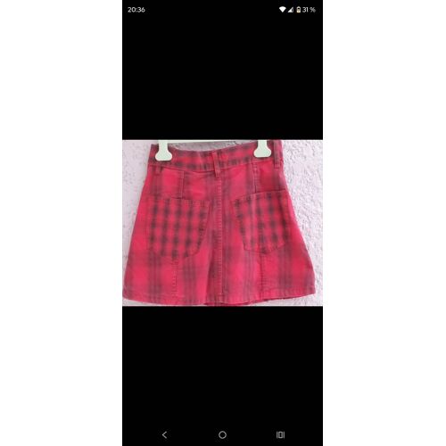 Jupe Femme En Jean Rouge Taille 40