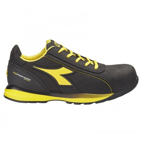 Chaussures De Sécurité Basses Glove Hyperform Low S3s Fo Hro Sr Esd - Noir Et Jaune - 42 Diadora Utility