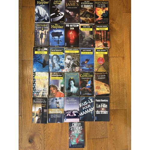 Lot 26 Romans Policiers Thrillers Divers Auteurs Et Collection 