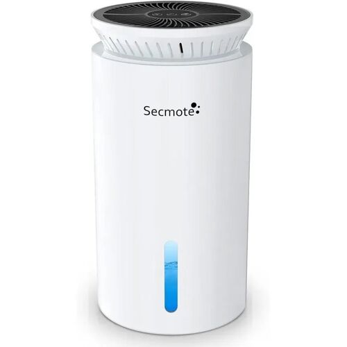 Déshumidificateur d'air électrique blanc 1850ml, 800ml/jour, jusqu'à 50m², silencieux <46dB, LED 7 couleurs, arrêt auto, double
