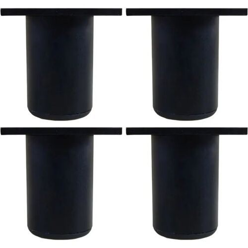 Pieds de Meuble Métalliques Réglables Universels Antidérapants 4 pcs 6 cm, Acier Haute Qualité, Anticorrosion, pour Canapé Lit TV